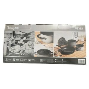 Disney 100 Meyer 4-Piece Limited Edition Nonstick Cookware Set Steamboat Willie